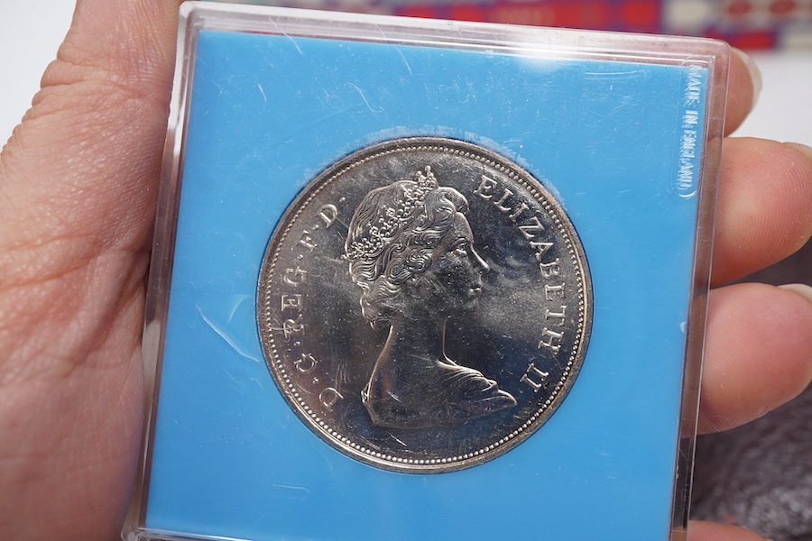 A group of silver etc. medals